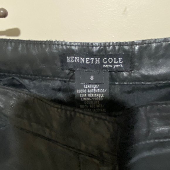 Vintage Kenneth Cole Leather Pants - Picture 3 of 4